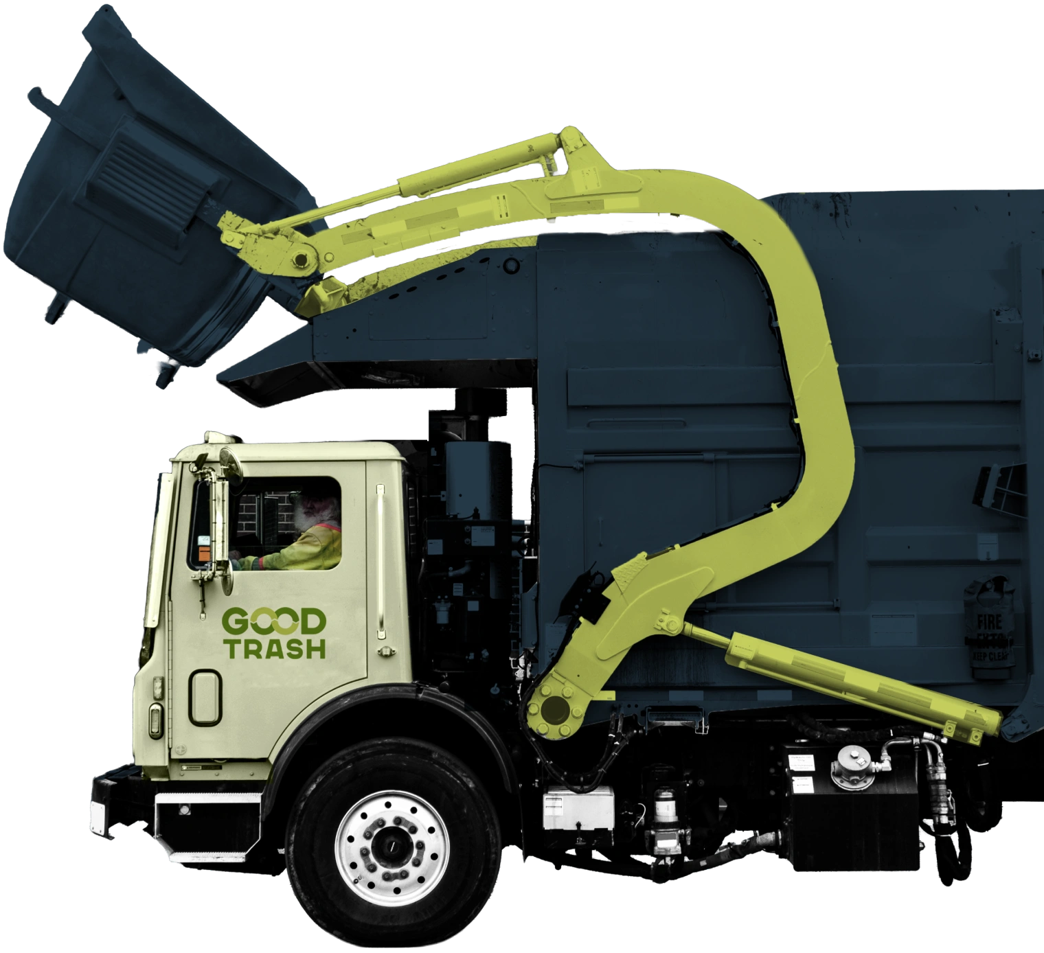 GOOD TRASH Truck Commercial pickup service